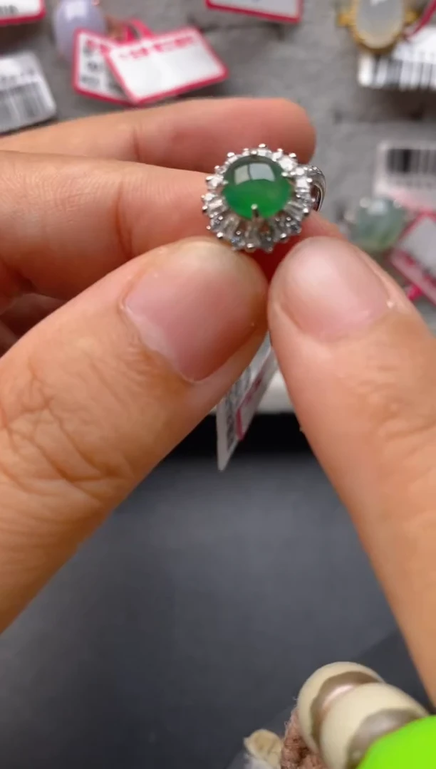 【闪购商品】翡翠颈饰银S925镶嵌5555 0