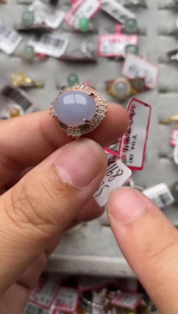 【闪购商品】翡翠颈饰银S925镶嵌55555   2