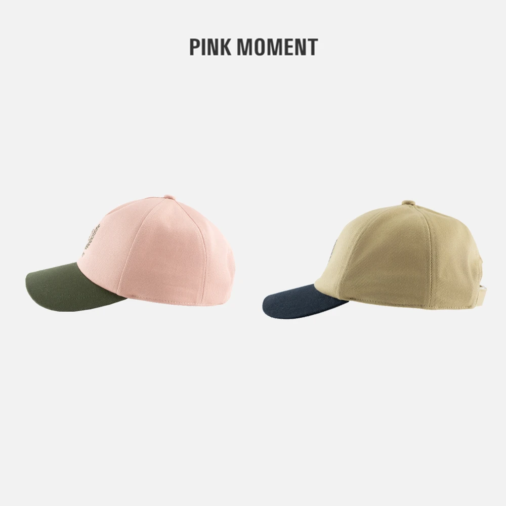 PM “棒球甜妹帽” 韩版休闲拼色鸭舌帽子 NC1C0104