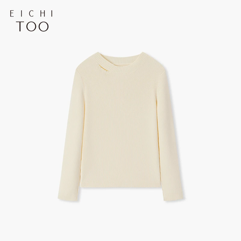 A爱居兔2024年冬季新款优雅简约时尚单品针织衫打底衫ENZAJ4P036A