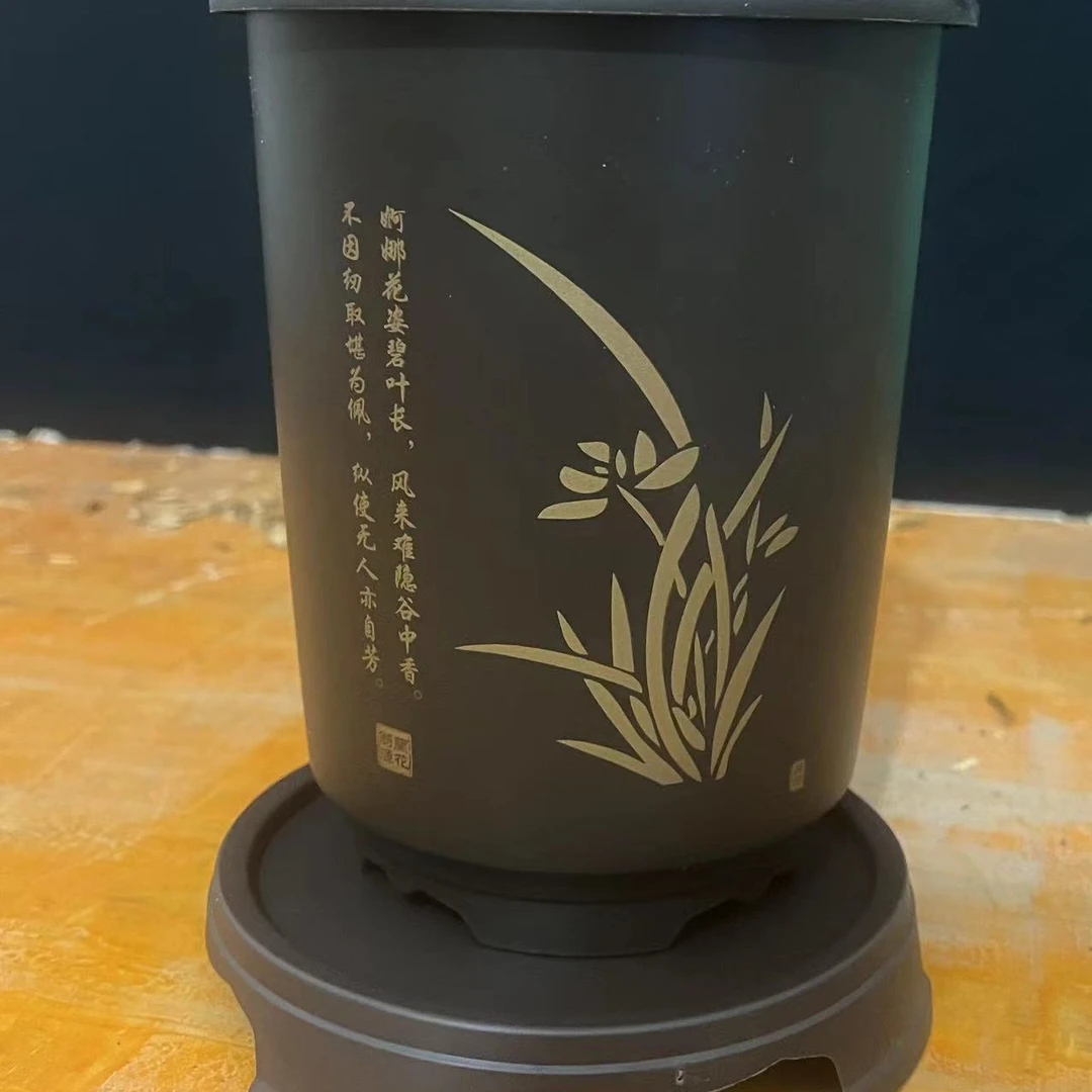 精美古风花盆