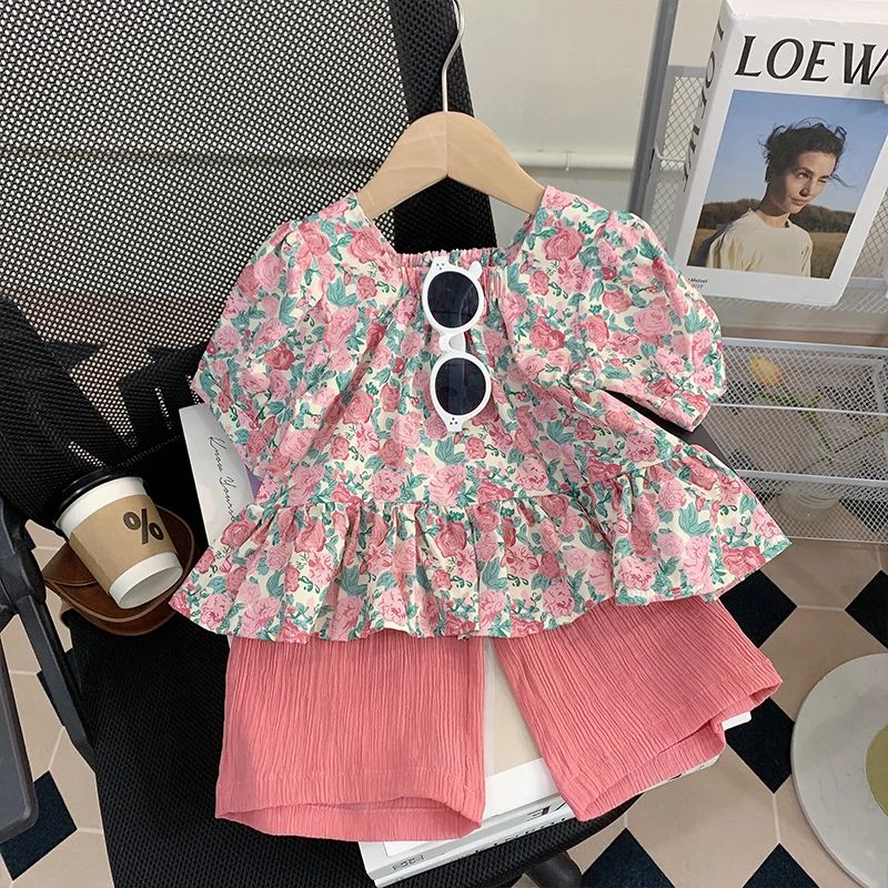 【米家原创】女童套装夏装2025新款儿童洋气时髦衣服两件套夏季薄款