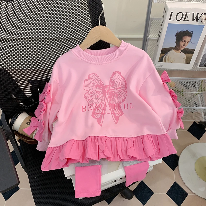 【米家原创】女童套装春装2025新款儿童洋气宝宝上衣打底裤春秋季