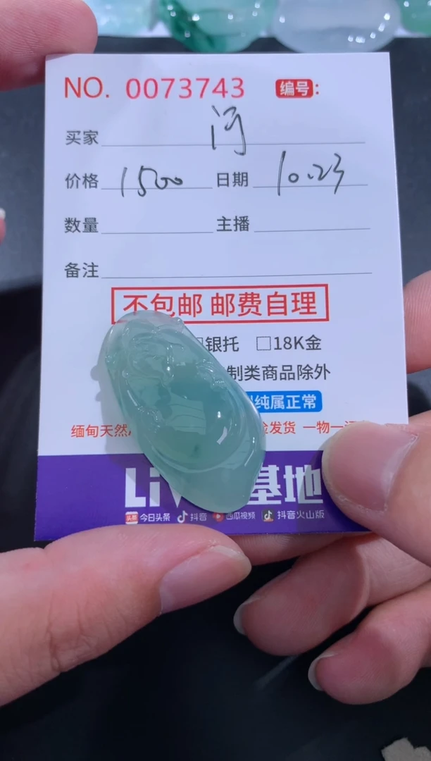 【闪购商品】翡翠颈饰未镶嵌定向 河