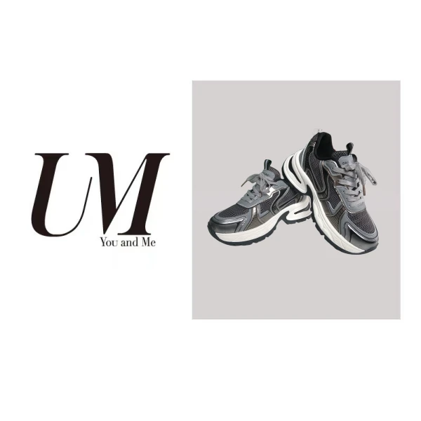 【U.M】女士休闲老爹鞋透气网舒适百搭