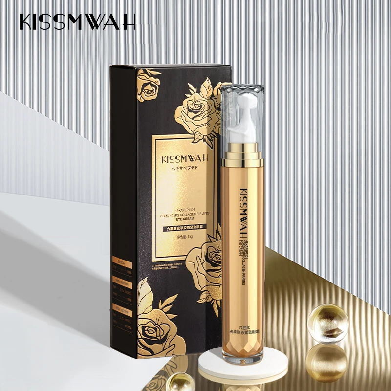 KISSMWAH六胜肽虫草胶原紧致眼霜