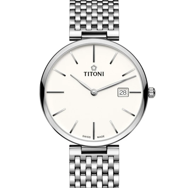 Titoni/梅花瑞表名表/纤薄系列/两针款/男士自动机械腕表