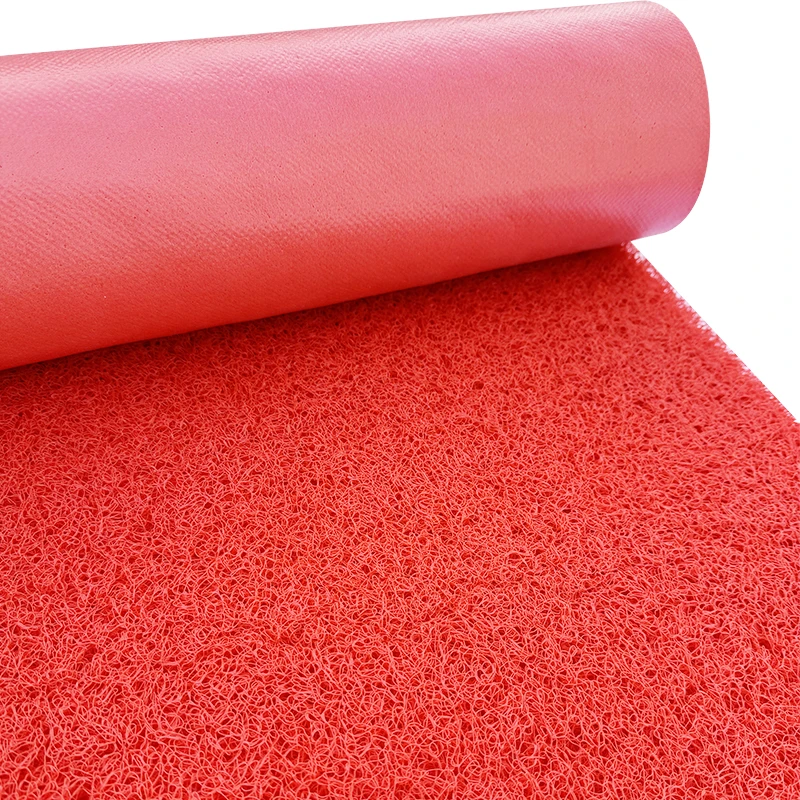 红地毯塑料丝圈地垫门垫迎宾垫防滑防水楼梯加厚剪裁室外