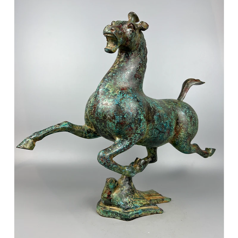 【马踏飞燕】周鼎青铜器甘肃铜奔马博物馆文创礼品马到成功装饰品