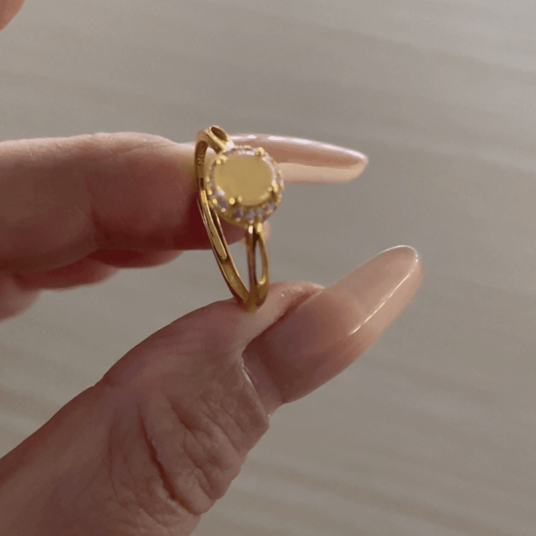 【闪购商品】翡翠戒指银S925镶嵌挽*.