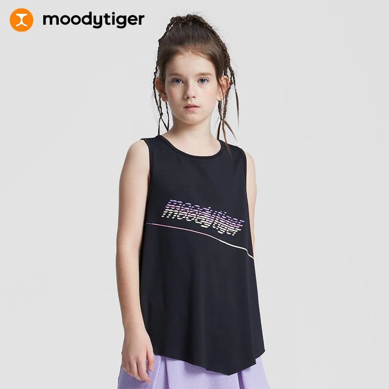 小码儿童背心夏无袖宽松弹力运动背心M32211103