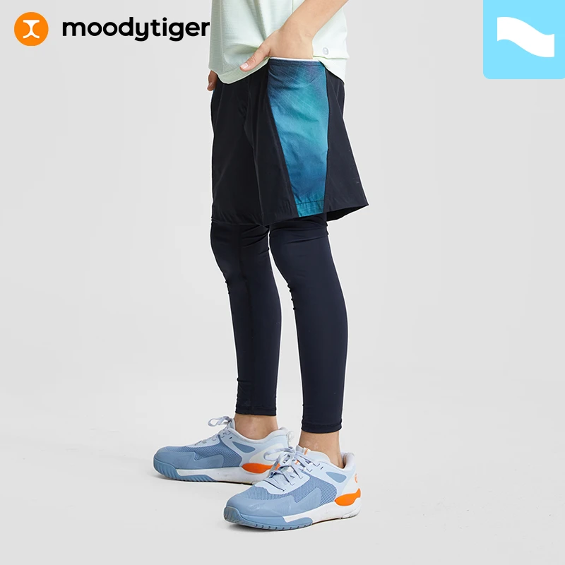 moodytiger男童假两件运动裤|小轻风M32111501【DR】