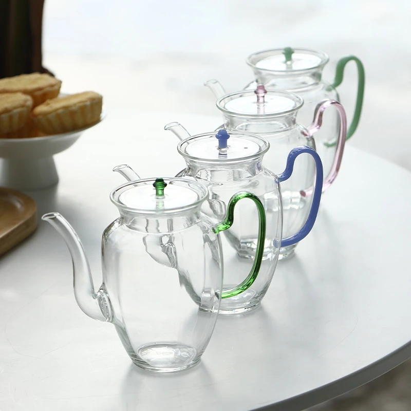百垚手工日式耐高温玻璃茶壶家用冷泡茶专用泡茶壶春季绿茶玻璃壶