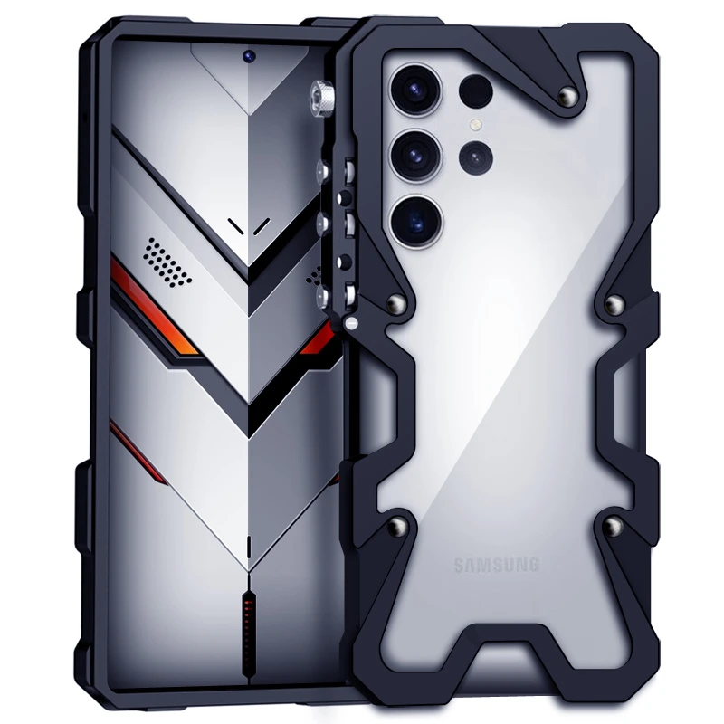 适用三星GalaxyS24Ultra手机壳s23ultra金属防摔边框s22ultra个性