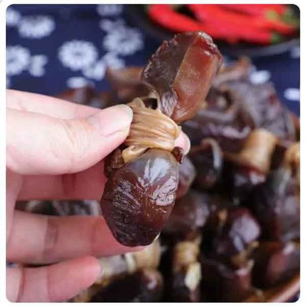 安徽宣城水阳徐立平鸭肫鸭肫结风干腊鸭胗包鸭肠鸭脚包咸香口味