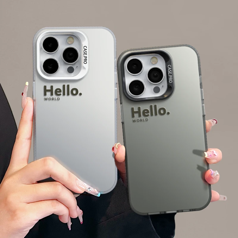 适用苹果15潮流iPhone14手机壳13p华为小众x荣耀nova英文mate简约