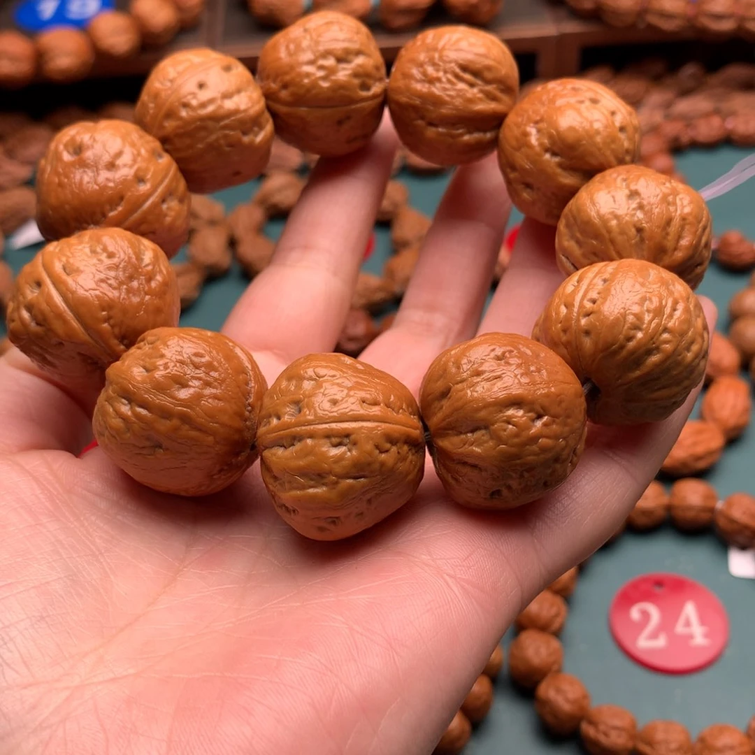 文玩核桃手串26尺寸光头