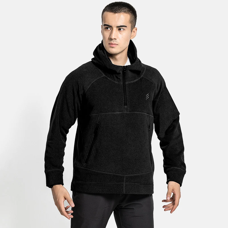 鹰爪Polartec保暖透气P300连帽抓绒衣