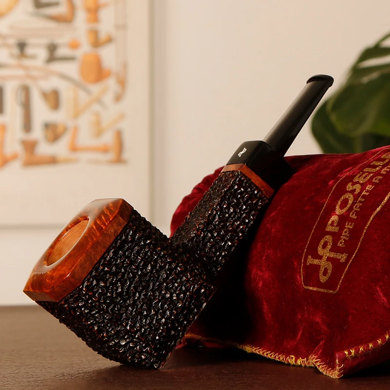 进阶 意大利DP Posella波塞拉 SR级 半雕刻锤子 手工石楠木烟斗