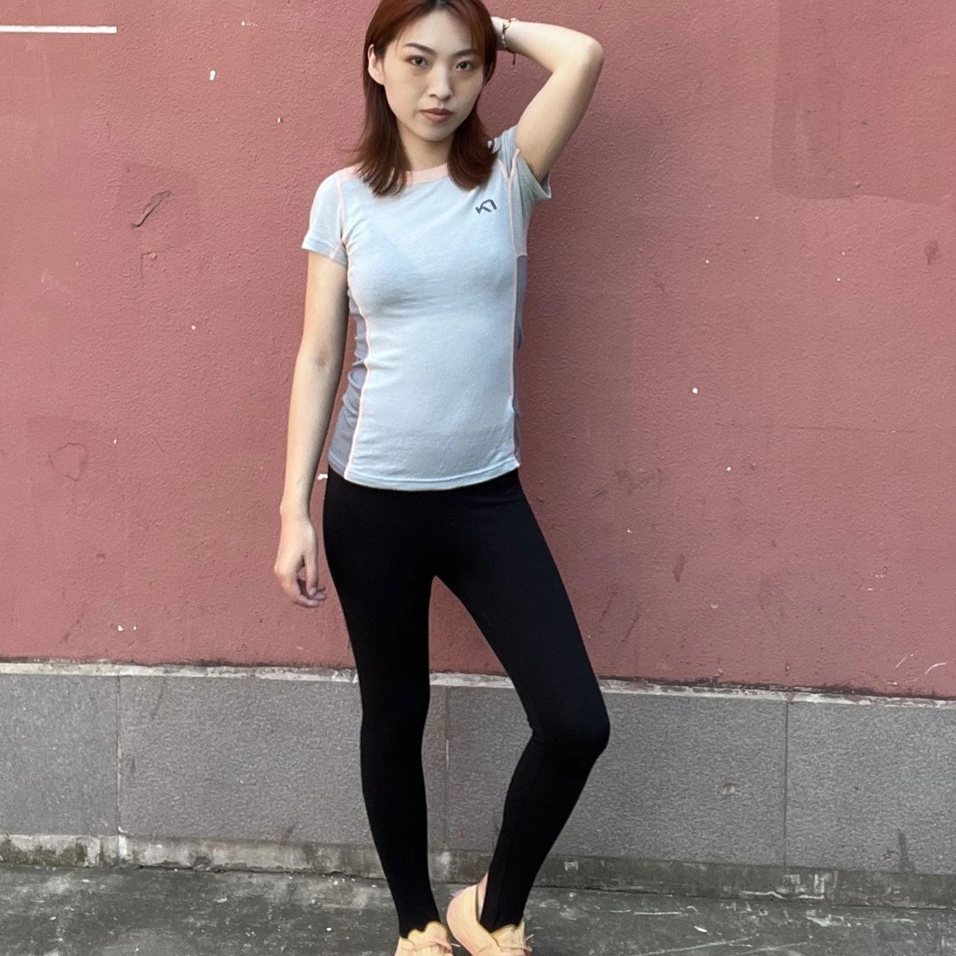 c家打底裤 可踩脚 女士休闲运动普拉提瑜伽裤YJ140