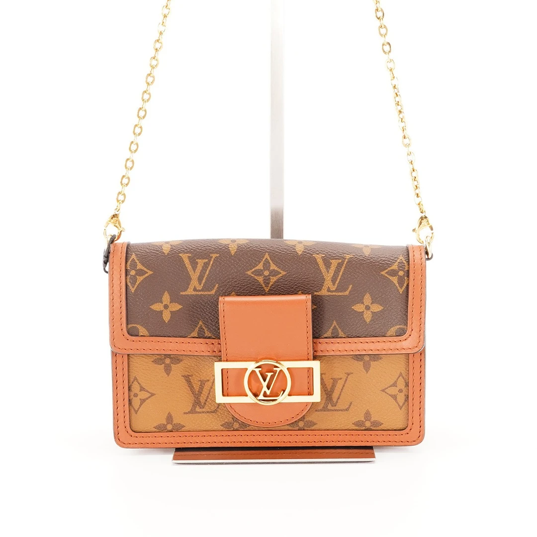 99新 LouisVuitton/路易威登 98新【桔夕静文】达芙妮woc包
