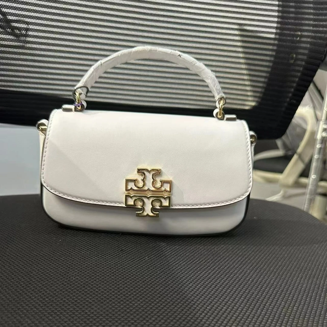 全新未使用 Tory Burch/汤丽柏琦 白色小号斜挎单肩包/TS011433