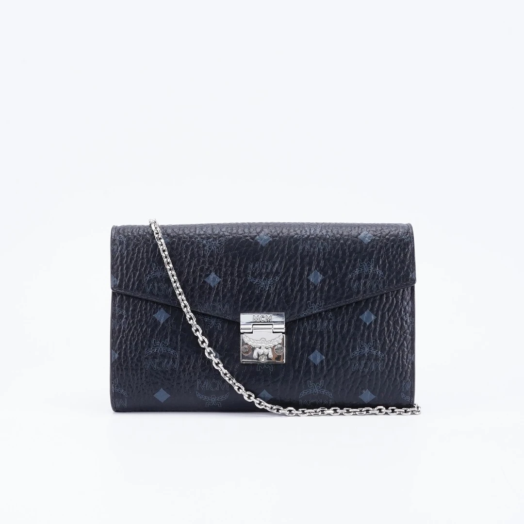 95新 MCM 【MCM专属一口价】链条包woc大号黑色/BG23004176