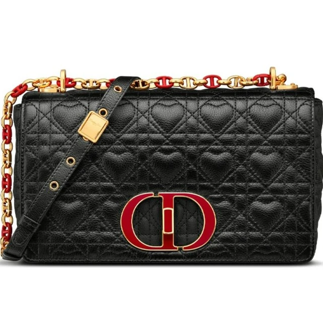 95新 DIOR/迪奥 Caro珐琅扣中号包/BGH401740003