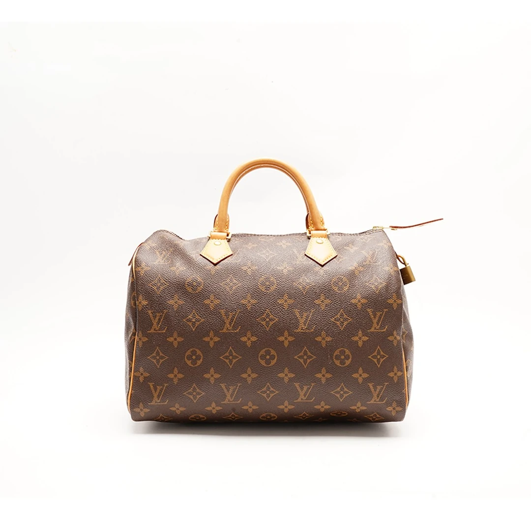 95新 LouisVuitton/路易威登 【静文】speedy30手提款包/BG22000548