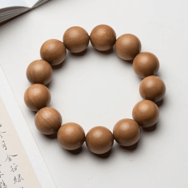 雅玩|【思山檀】18mm老山檀单圈手串