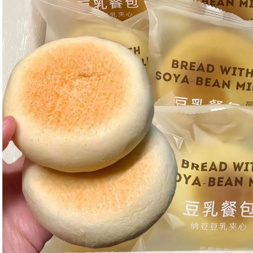 【新日期】豆乳餐包早餐零食面包糕点豆乳休闲饱腹豆乳面包下午茶