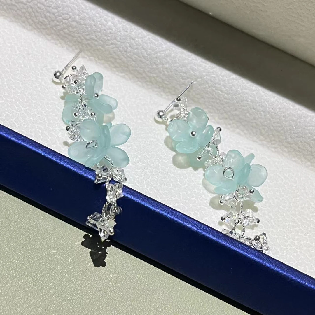 铜合金仿水晶耳饰 时尚气质百搭耳饰3614