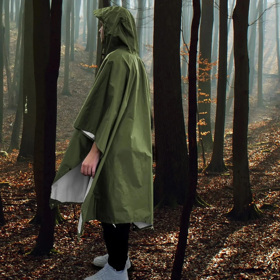 三合一雨衣折叠户外防雨钓鱼雨披户外男士游泳裤2025新款爆款