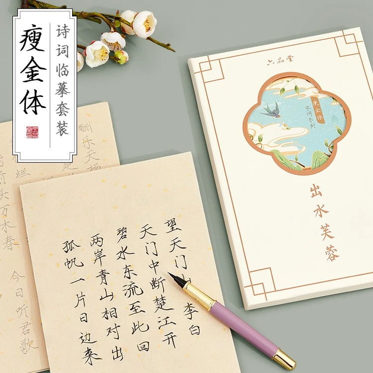 【软笔练字推荐】瘦金体毛笔字帖楷书初学者练字小楷毛笔成人书法