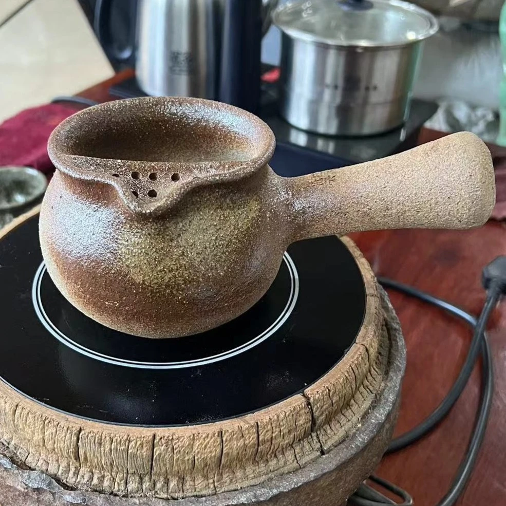 5.0升级版·龙窑柴烧傣陶烤茶罐 手工陶瓷