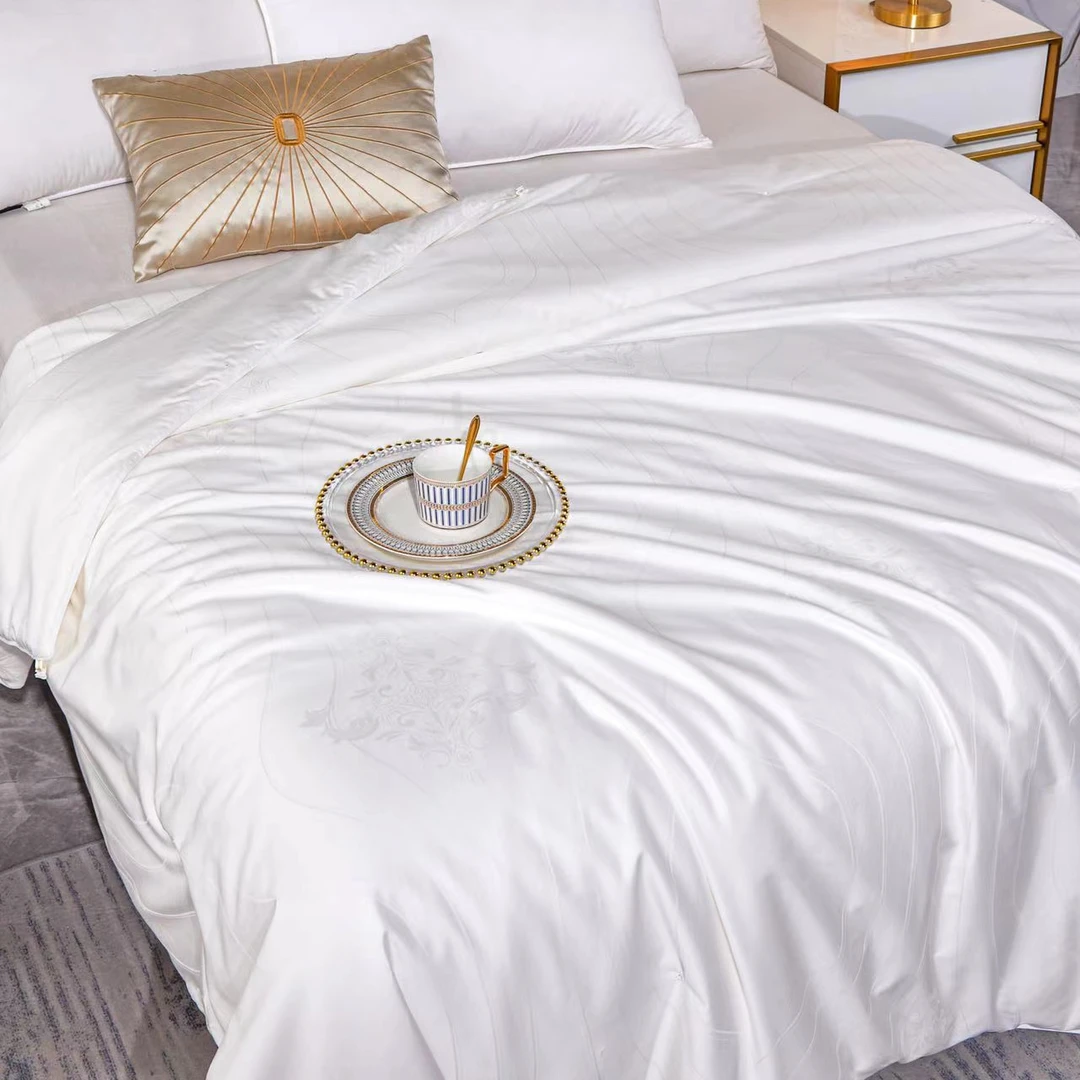 手工双宫桑蚕丝被100支被壳