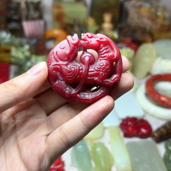 白玉菩提吊坠———