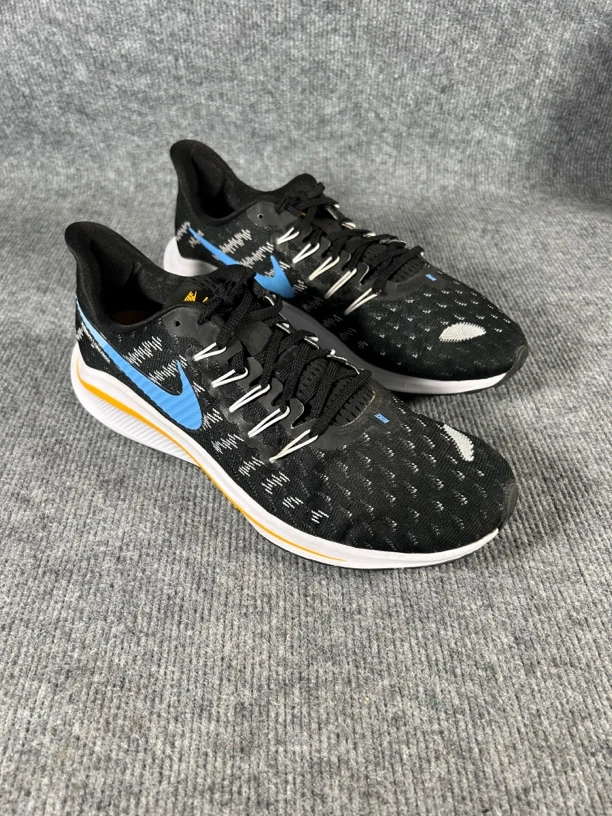 二手正品44.5码285 Nike 低帮跑步鞋 男女同款 黑蓝