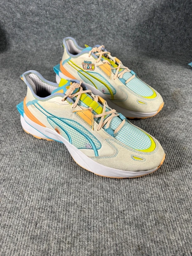 二手正品43码280 PUMA 生活休闲鞋 男女同款 橘粉色