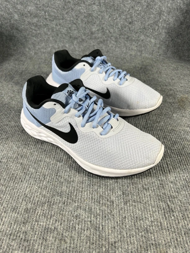 二手正品40.5码255 Nike 休闲跑步鞋 男款 淡蓝