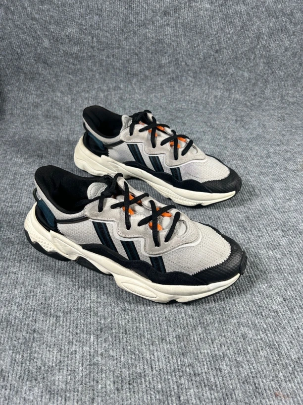 41码255/adidas 低帮 生活休闲鞋 男女同款 灰黑白