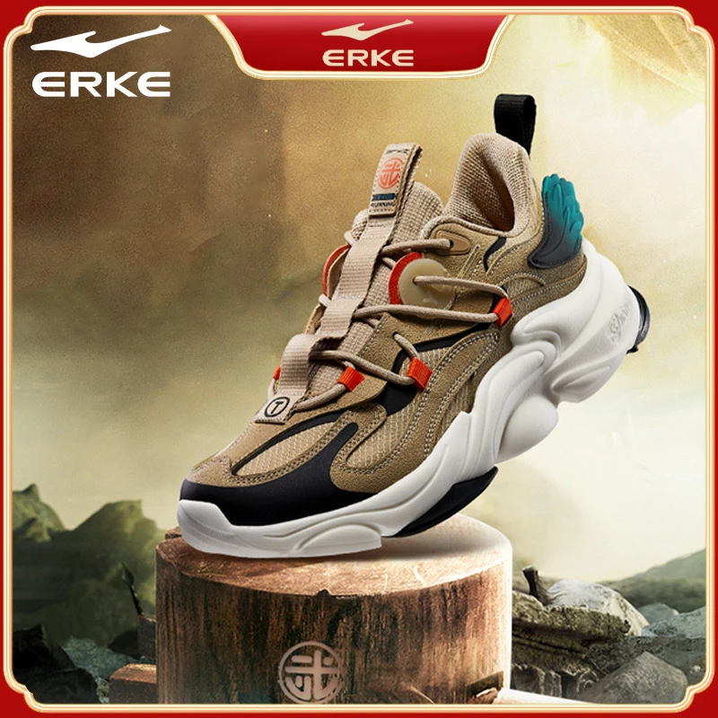 小翅膀丨鸿星尔克美拉德情侣国潮百搭复古休闲运动鞋11121303351