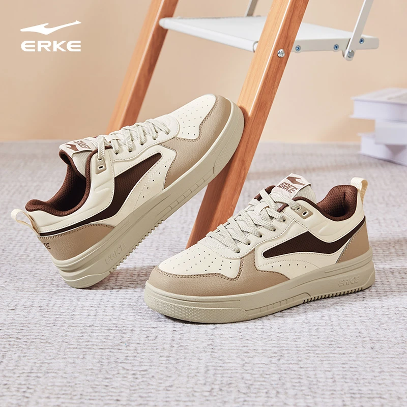 情侣潮流鞋子 玩酷2.0丨鸿星尔克春季百搭板鞋空军一号鞋子511