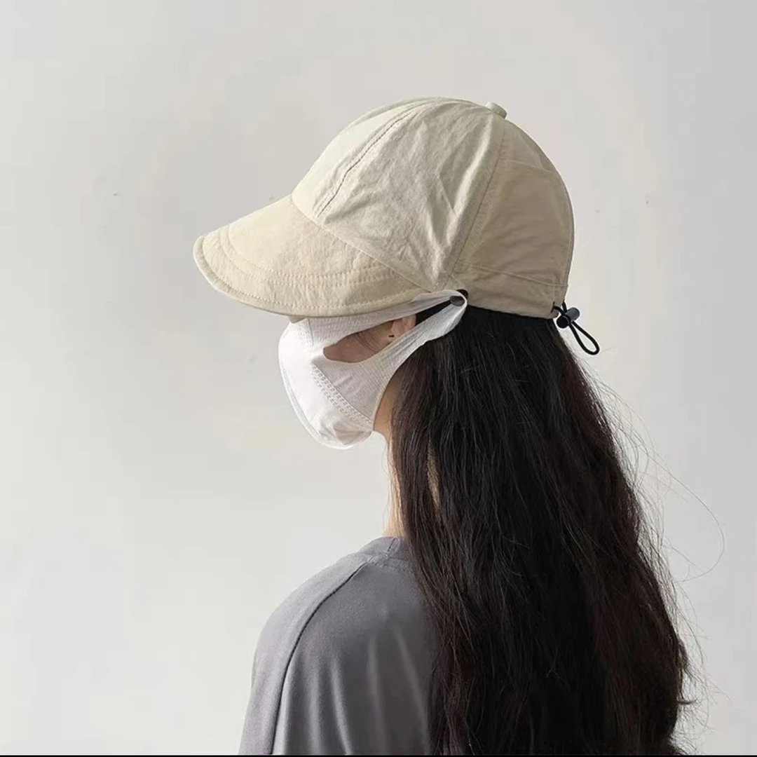 太一 赵思露同款 夏季棒球渔夫帽加大加深显脸小防紫外线防晒帽子