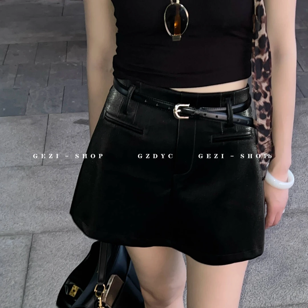 鸽子的衣橱美式辣妹包臀裙高腰显瘦防走光春季新款个性裙裤