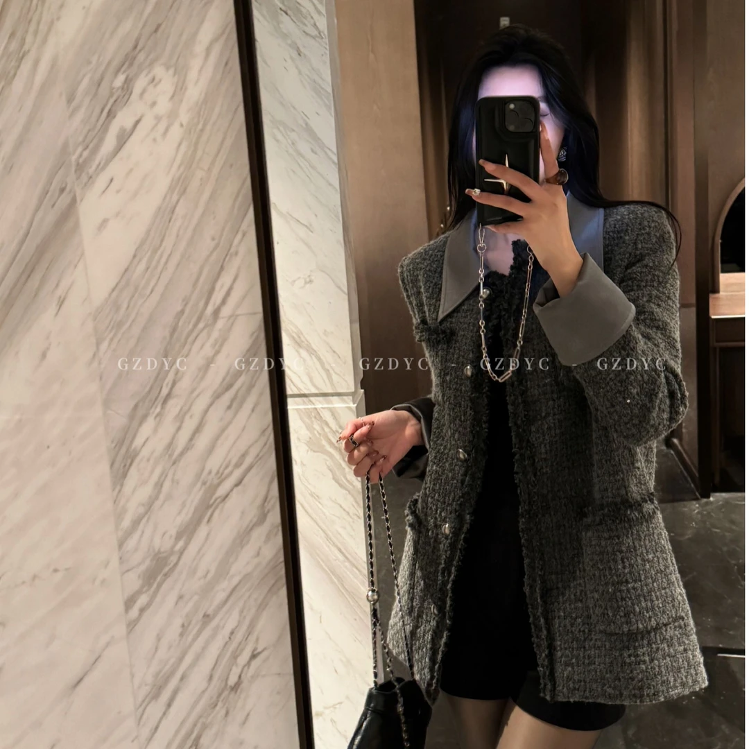 鸽子的衣橱冬季时尚法式洋气复古小众轻奢设计小香风