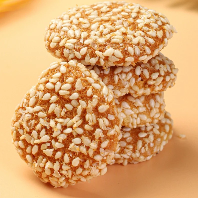 麻饼如皋特产 一品酥芝麻饼小圆饼老式传统正宗送礼