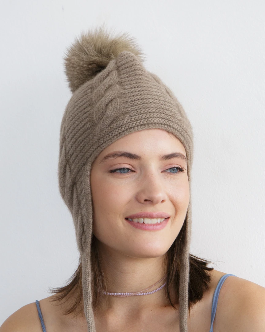 蒙古进口羊绒帽子冬季保暖舒适时尚休闲百搭女士加厚秋冬冷帽纯色