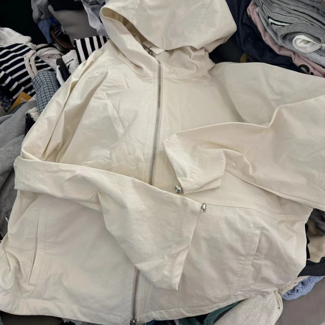 【NO退NO换】韩国东大门秋冬款拉链连帽外套