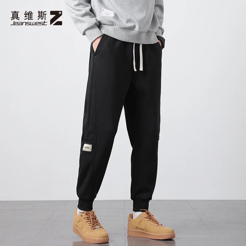 JEANSWEST Z+真维斯Z+男士春季大码休闲裤舒适百搭长裤时尚卫裤